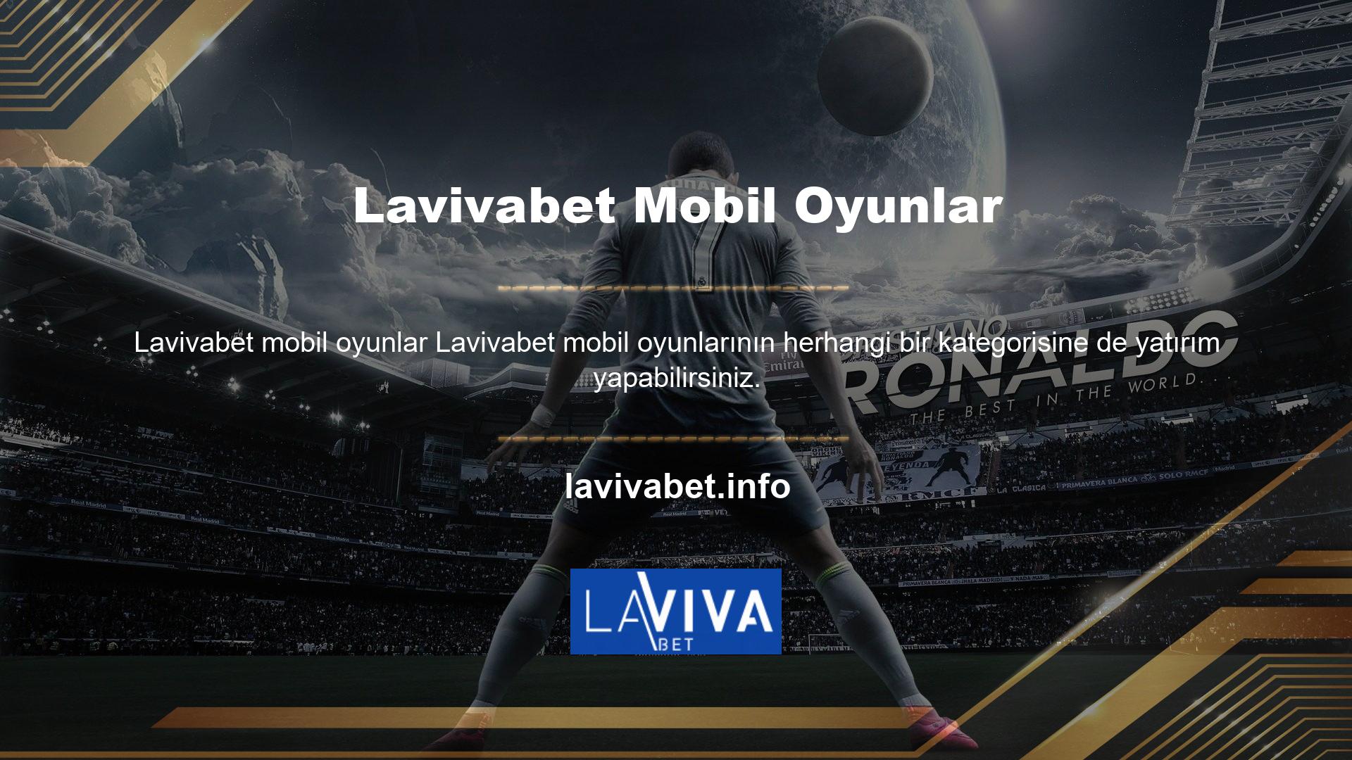 Mobil site, masaüstü sitesi ile aynı oyunlara sahiptir